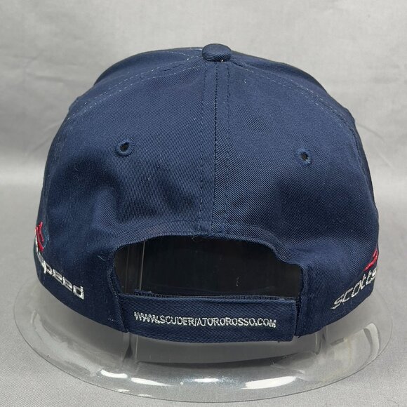 Scott Speed Strapback Hat Blue Red Bull Racing NASCAR Motorsports Formula 1 Mens - Picture 3 of 15